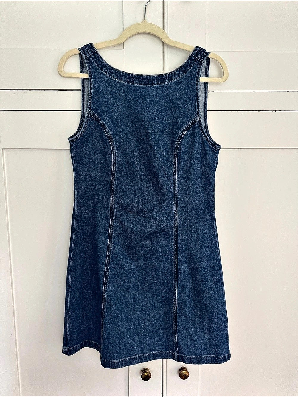 GAP Denim Mini Dress in Blue Size Small NWT
